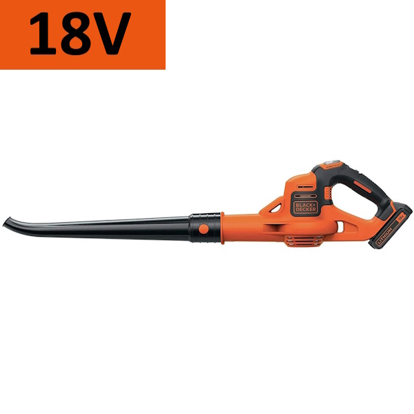 Black+DECKER Soffiatore a Batteria GWC1820PC-QW 18V 2.0AH* - BLACK+DECKER